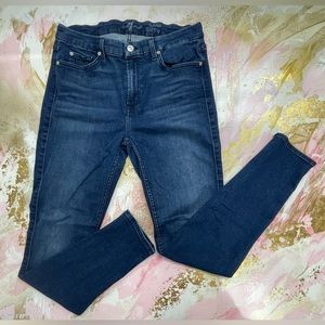 7 for All Mankind ankle skinny jeans 31